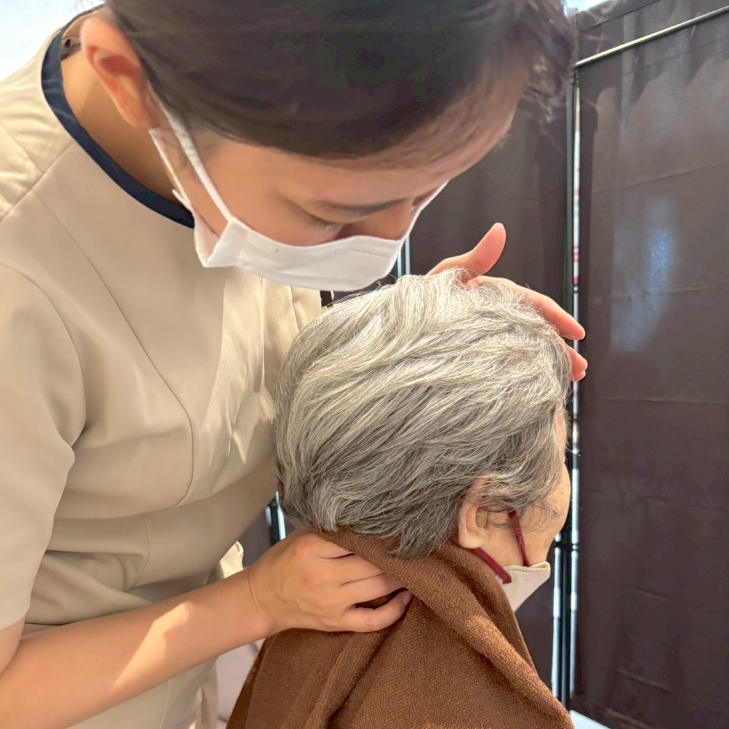 首元へのケアイメージ